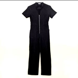 NWOT Emory Park short sleeve front zip jumpsuit
